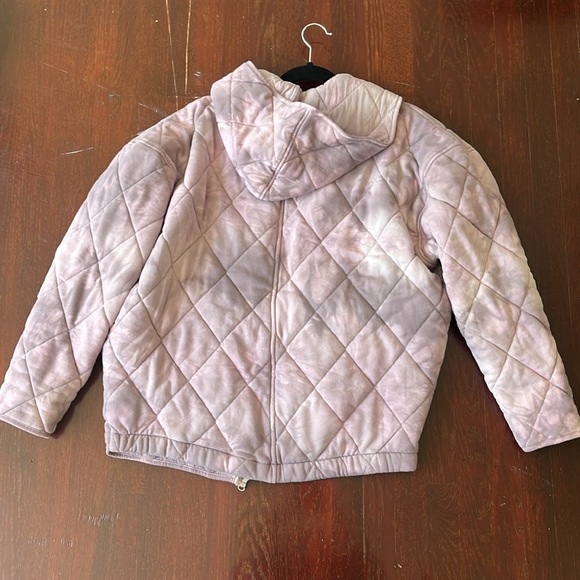 Urban Outfitters purple tie dye puffy jacket - Picture 3 of 3